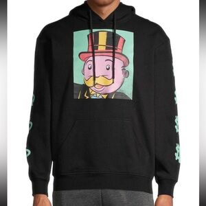 Black Graphic Hoodie